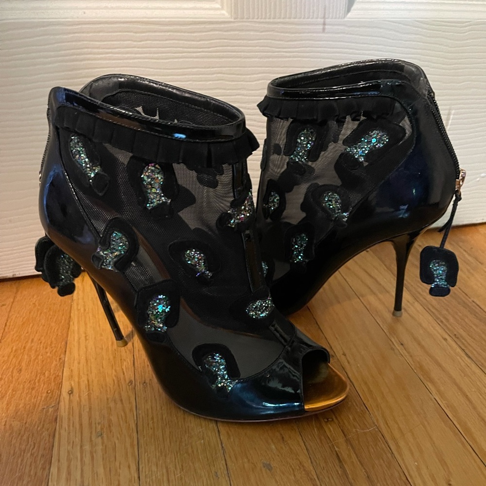 Sophia Webster Felice Leopard Booties